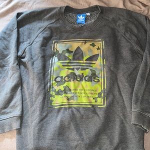 Camo Adidas Oversized Crew Neck